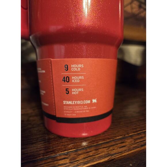 Stanley x "ELF" 30oz Red Delicious Quencher Tumbler NEW (1 Tumbler) - Picture 4 of 9